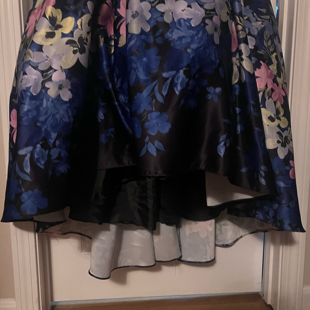 [NWT] Betsy & Adam High-Low Elegant Strapless Floral Dress - Picture 10 of 10